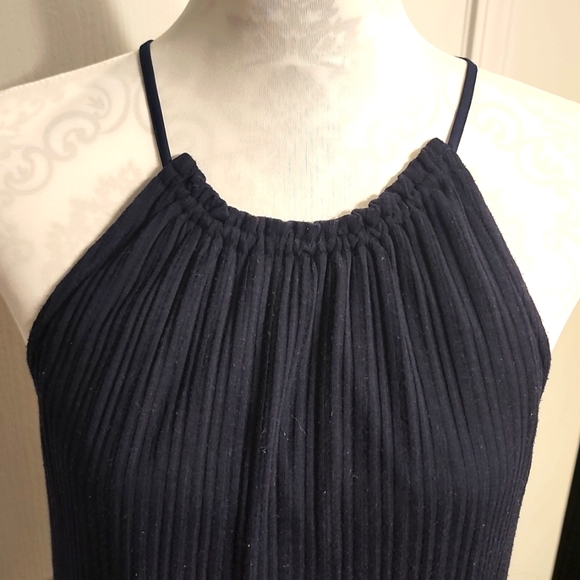 NWOT soho New York & Company Jeans Ruched Neck Halter - Picture 4 of 7